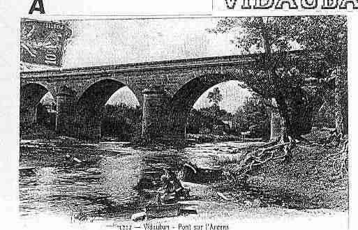 Ville de VIDAUBAN Carte postale ancienne