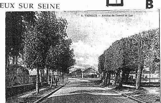 Ville de VIGNEUXSURSEINE Carte postale ancienne