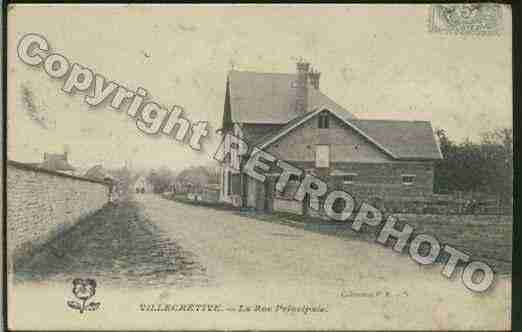 Ville de VILLECHETIVE Carte postale ancienne