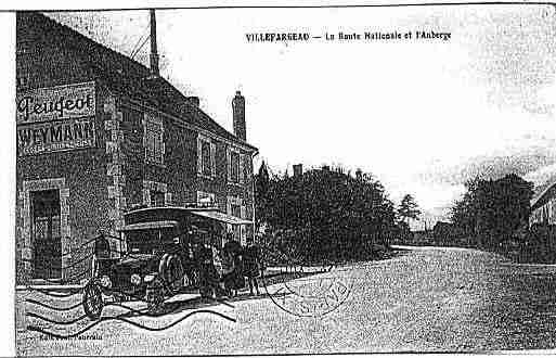 Ville de VILLEFARGEAU Carte postale ancienne