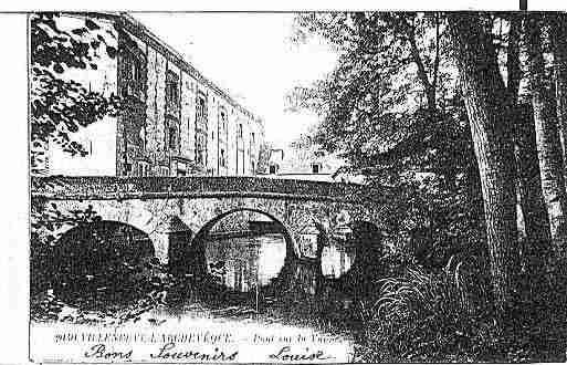 Ville de VILLENEUVEL\'ARCHEVEQUE Carte postale ancienne