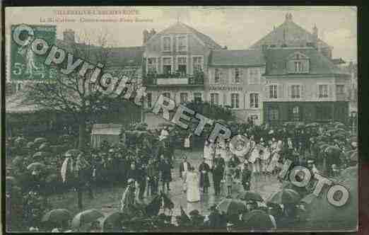 Ville de VILLENEUVEL\\\'ARCHEVEQUE Carte postale ancienne