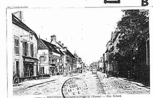 Ville de VILLENEUVEL\'ARCHEVEQUE Carte postale ancienne