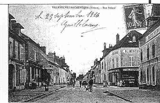 Ville de VILLENEUVEL\'ARCHEVEQUE Carte postale ancienne