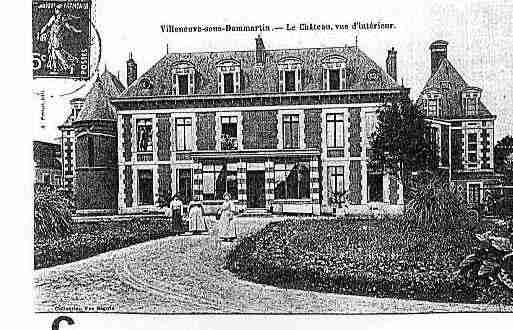 Ville de VILLENEUVESOUSDAMMARTIN Carte postale ancienne