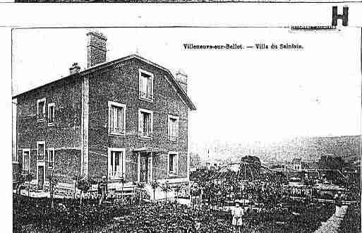 Ville de VILLENEUVESURBELLOT Carte postale ancienne