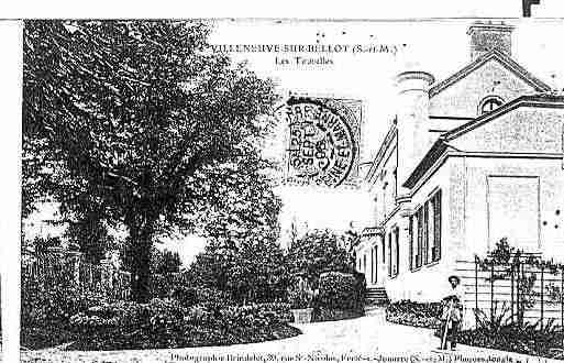 Ville de VILLENEUVESURBELLOT Carte postale ancienne