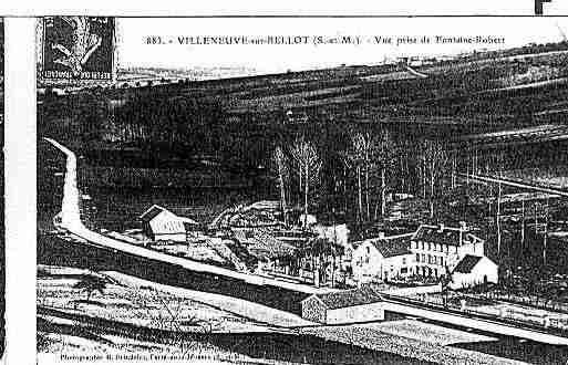 Ville de VILLENEUVESURBELLOT Carte postale ancienne
