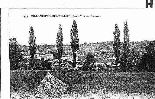 Ville de VILLENEUVESURBELLOT Carte postale ancienne