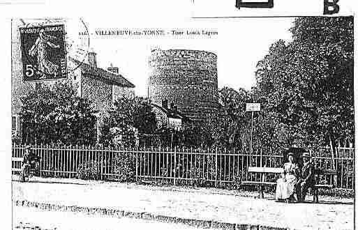 Ville de VILLENEUVESURYONNE Carte postale ancienne