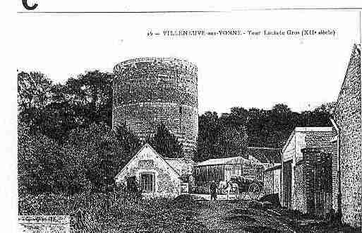 Ville de VILLENEUVESURYONNE Carte postale ancienne