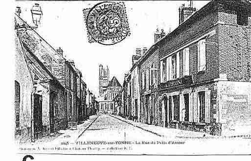 Ville de VILLENEUVESURYONNE Carte postale ancienne