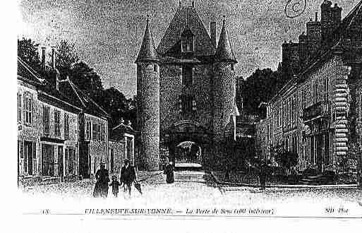 Ville de VILLENEUVESURYONNE Carte postale ancienne