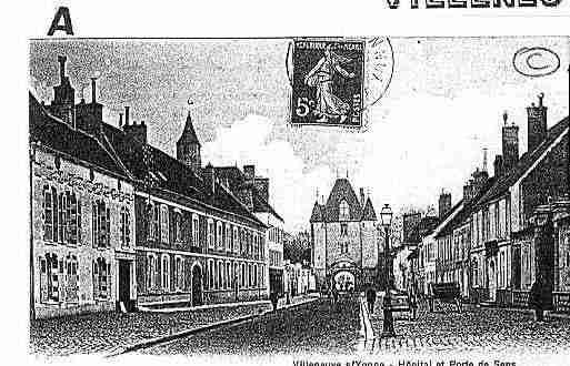 Ville de VILLENEUVESURYONNE Carte postale ancienne