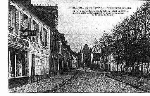 Ville de VILLENEUVESURYONNE Carte postale ancienne