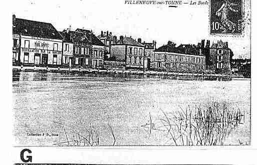 Ville de VILLENEUVESURYONNE Carte postale ancienne
