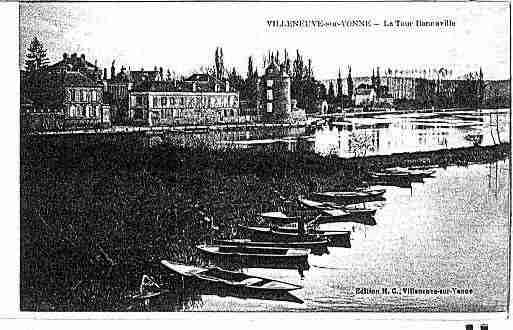 Ville de VILLENEUVESURYONNE Carte postale ancienne