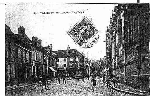 Ville de VILLENEUVESURYONNE Carte postale ancienne