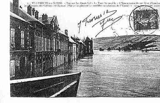 Ville de VILLENEUVESURYONNE Carte postale ancienne Ville de VILLENEUVESURYONNE Carte postale ancienne