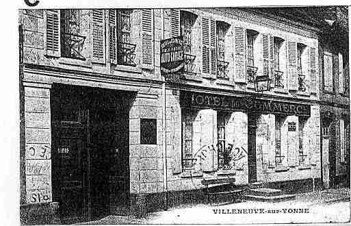 Ville de VILLENEUVESURYONNE Carte postale ancienne