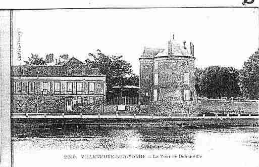 Ville de VILLENEUVESURYONNE Carte postale ancienne