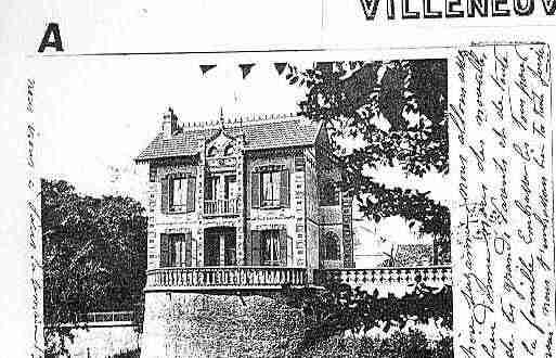 Ville de VILLENEUVESURYONNE Carte postale ancienne