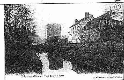 Ville de VILLENEUVESURYONNE Carte postale ancienne