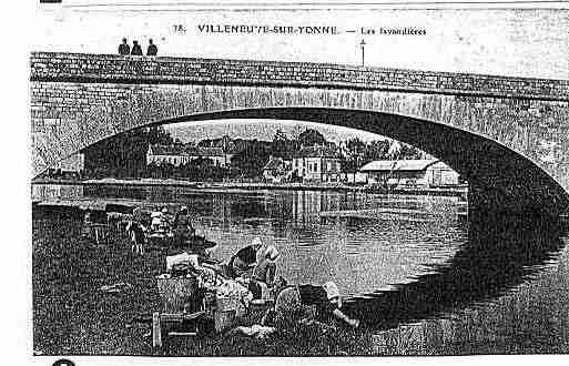 Ville de VILLENEUVESURYONNE Carte postale ancienne
