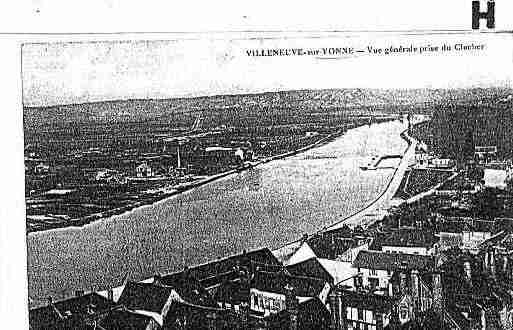 Ville de VILLENEUVESURYONNE Carte postale ancienne