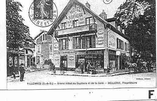 Ville de VILLENNESSURSEINE Carte postale ancienne