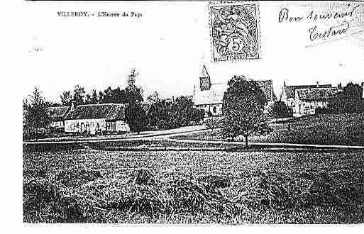 Ville de VILLEROY Carte postale ancienne