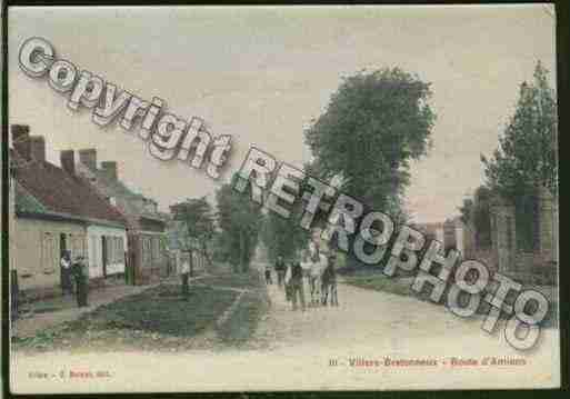 Ville de VILLERSBRETONNEUX Carte postale ancienne