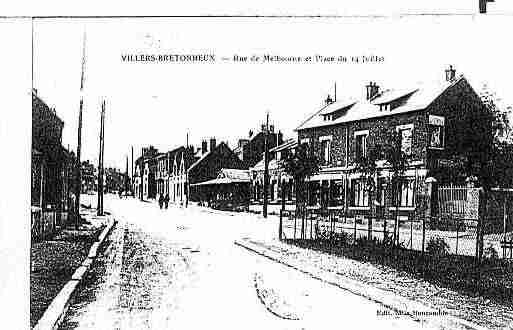 Ville de VILLERSBRETONNEUX Carte postale ancienne