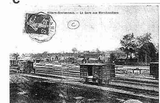Ville de VILLERSBRETONNEUX Carte postale ancienne