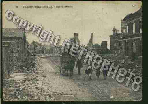 Ville de VILLERSBRETONNEUX Carte postale ancienne