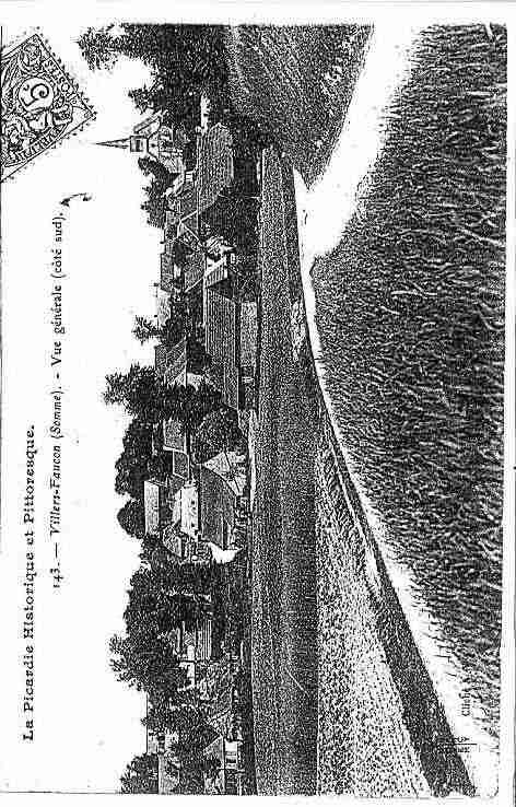 Ville de VILLERSFAUCON Carte postale ancienne