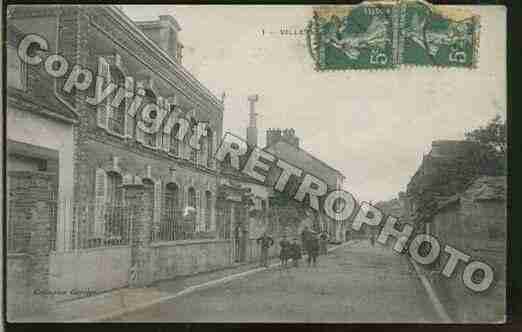 Ville de VILLETHIERRY Carte postale ancienne