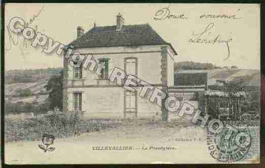 Ville de VILLEVALLIER Carte postale ancienne