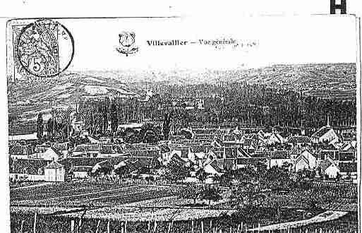 Ville de VILLEVALLIER Carte postale ancienne