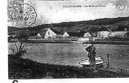 Ville de VILLEVALLIER Carte postale ancienne