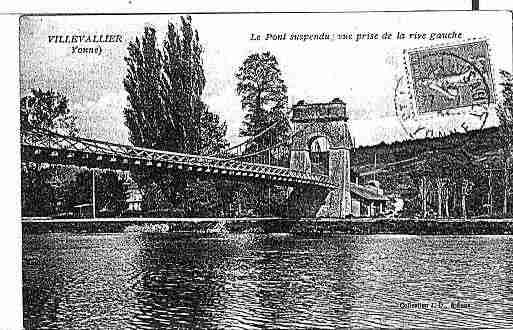 Ville de VILLEVALLIER Carte postale ancienne