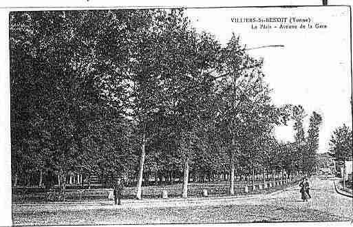 Ville de VILLIERSSAINTBENOIT Carte postale ancienne