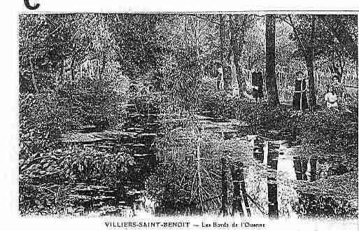 Ville de VILLIERSSAINTBENOIT Carte postale ancienne