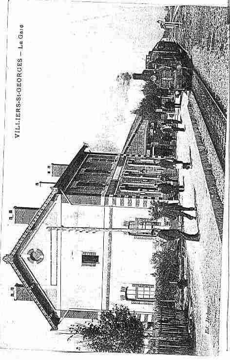 Ville de VILLIERSSTGEORGES Carte postale ancienne