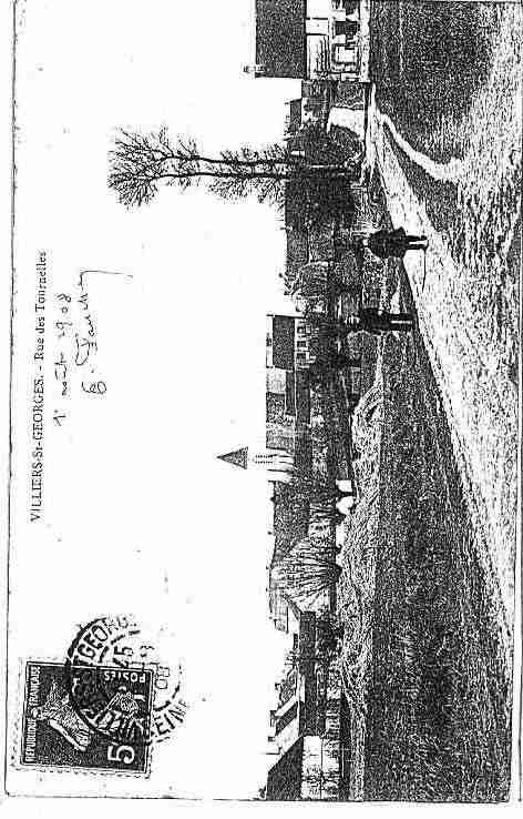 Ville de VILLIERSSTGEORGES Carte postale ancienne Ville de VILLIERSSTGEORGES Carte postale ancienne