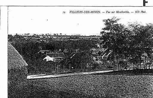Ville de VILLIERSSURMORIN Carte postale ancienne