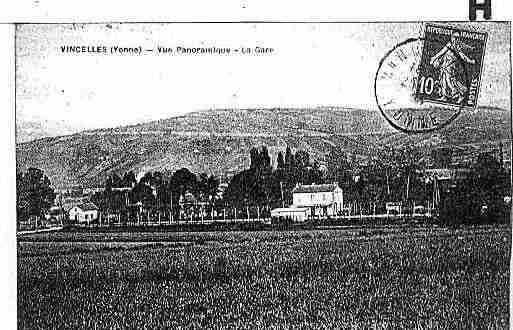 Ville de VINCELLES Carte postale ancienne