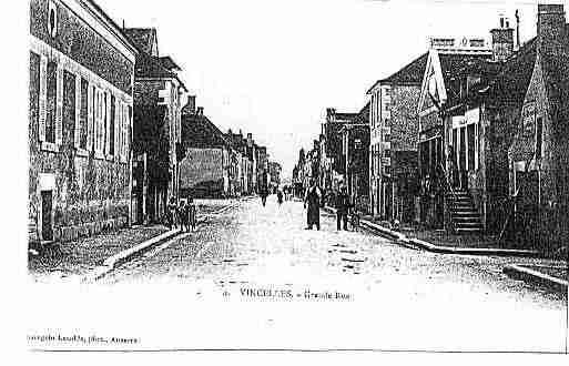 Ville de VINCELLES Carte postale ancienne