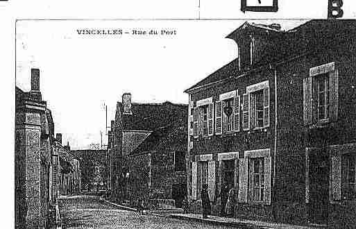 Ville de VINCELLES Carte postale ancienne