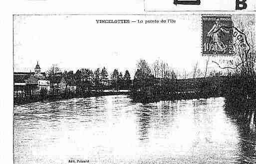 Ville de VINCELOTTES Carte postale ancienne